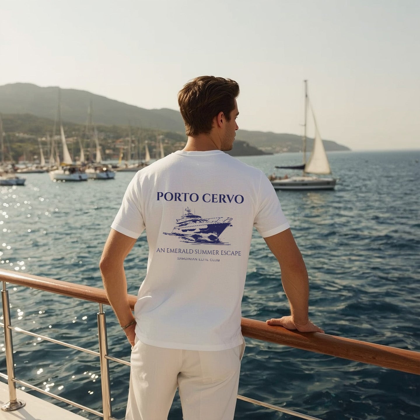Porto Cervo T-shirt | Emerald Summer Escape