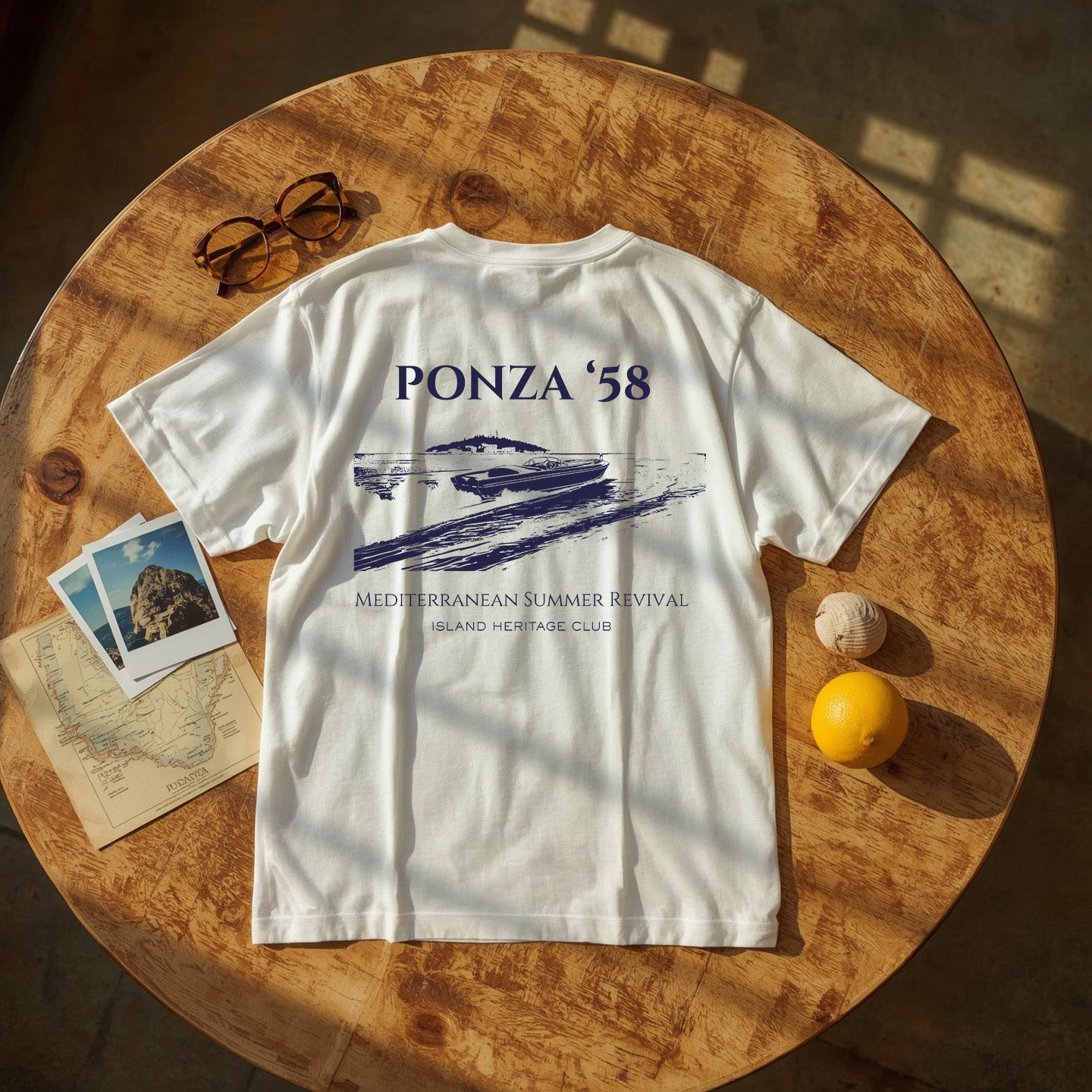 Ponza 1958 T-shirt | Island Heritage Club