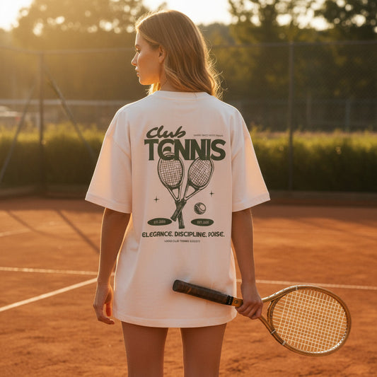 Club Tennis Ecru T-shirt