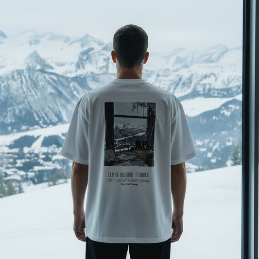 Verbier Alpine Society White T-shirt