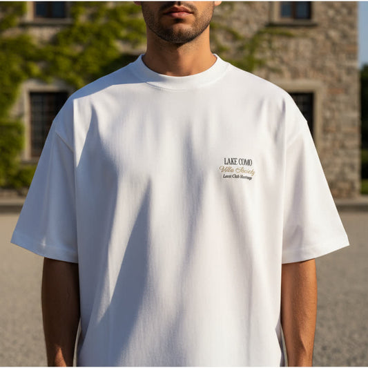 Lake Como Society White T-shirt