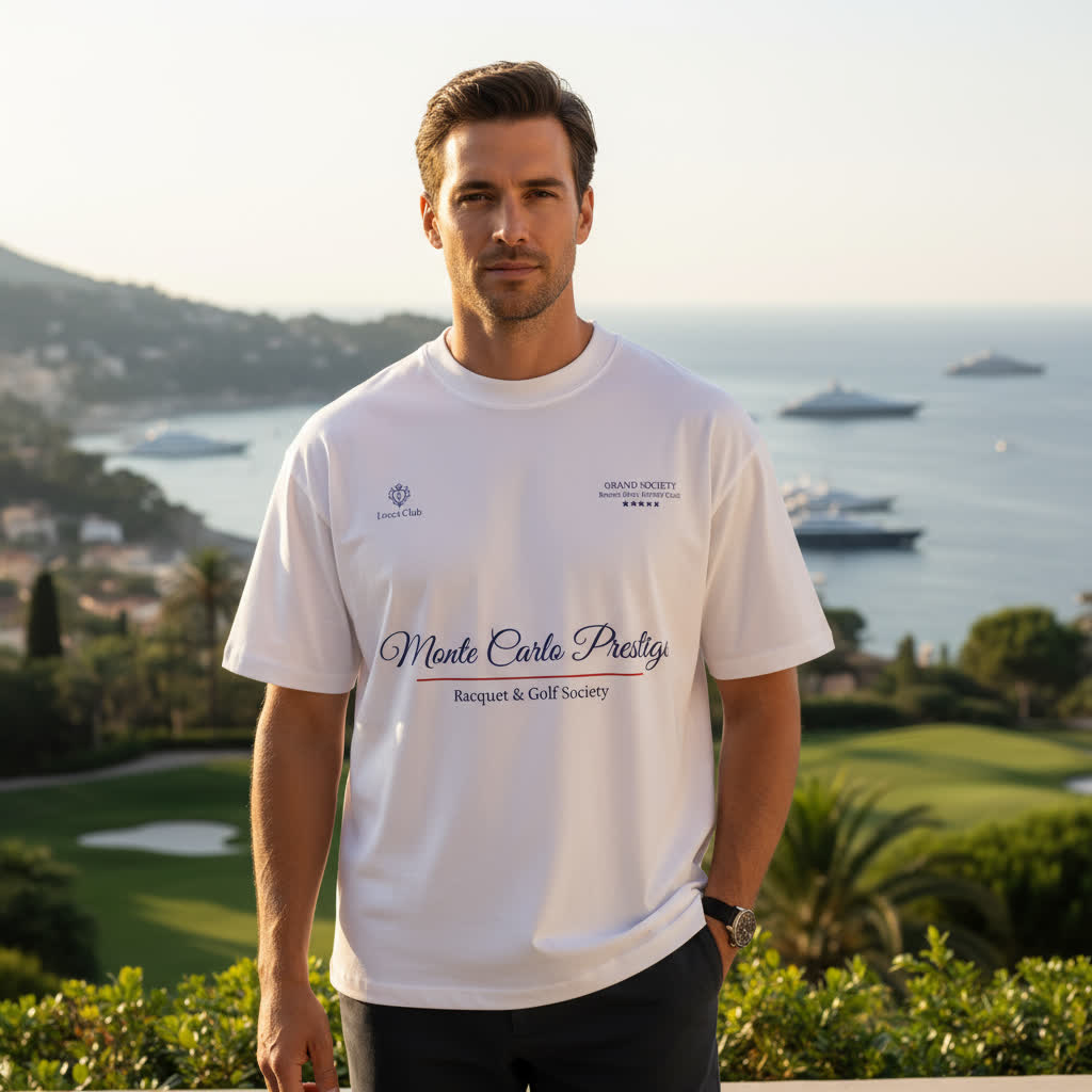 Monte Carlo Prestige White Tshirt