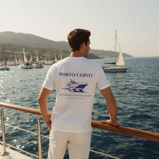 Porto Cervo T-shirt | Emerald Summer Escape