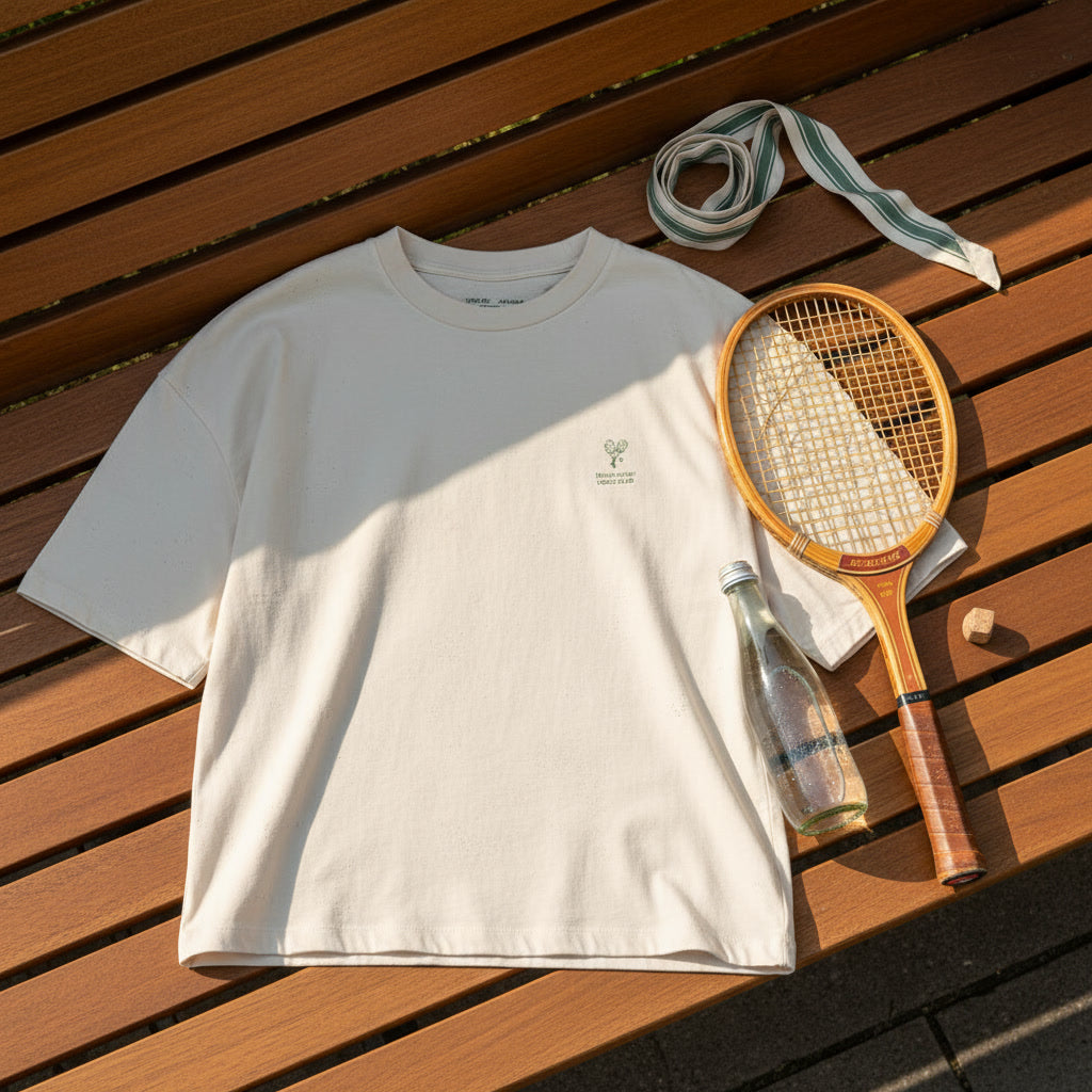 Club Tennis Ecru T-shirt