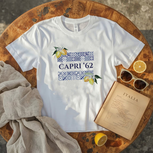 Capri ’62 T-Shirt | Vintage Riviera Charm Meets Modern Elegance