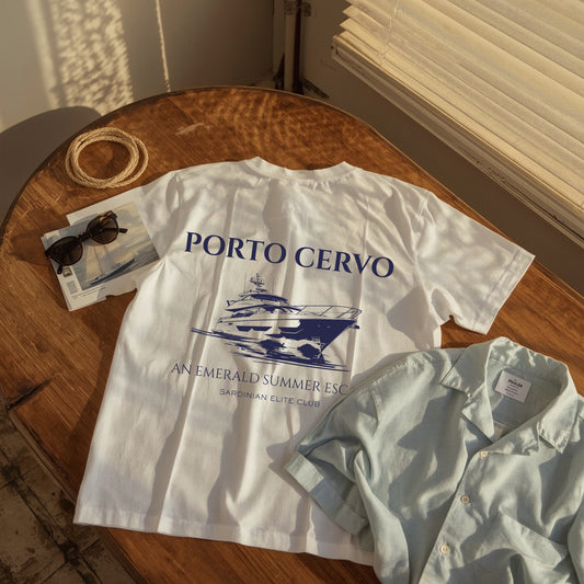 Porto Cervo T-shirt | Emerald Summer Escape