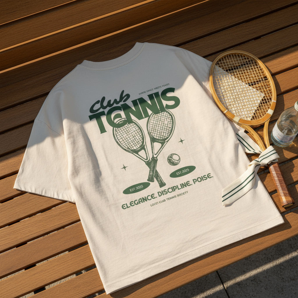 Club Tennis Ecru T-shirt