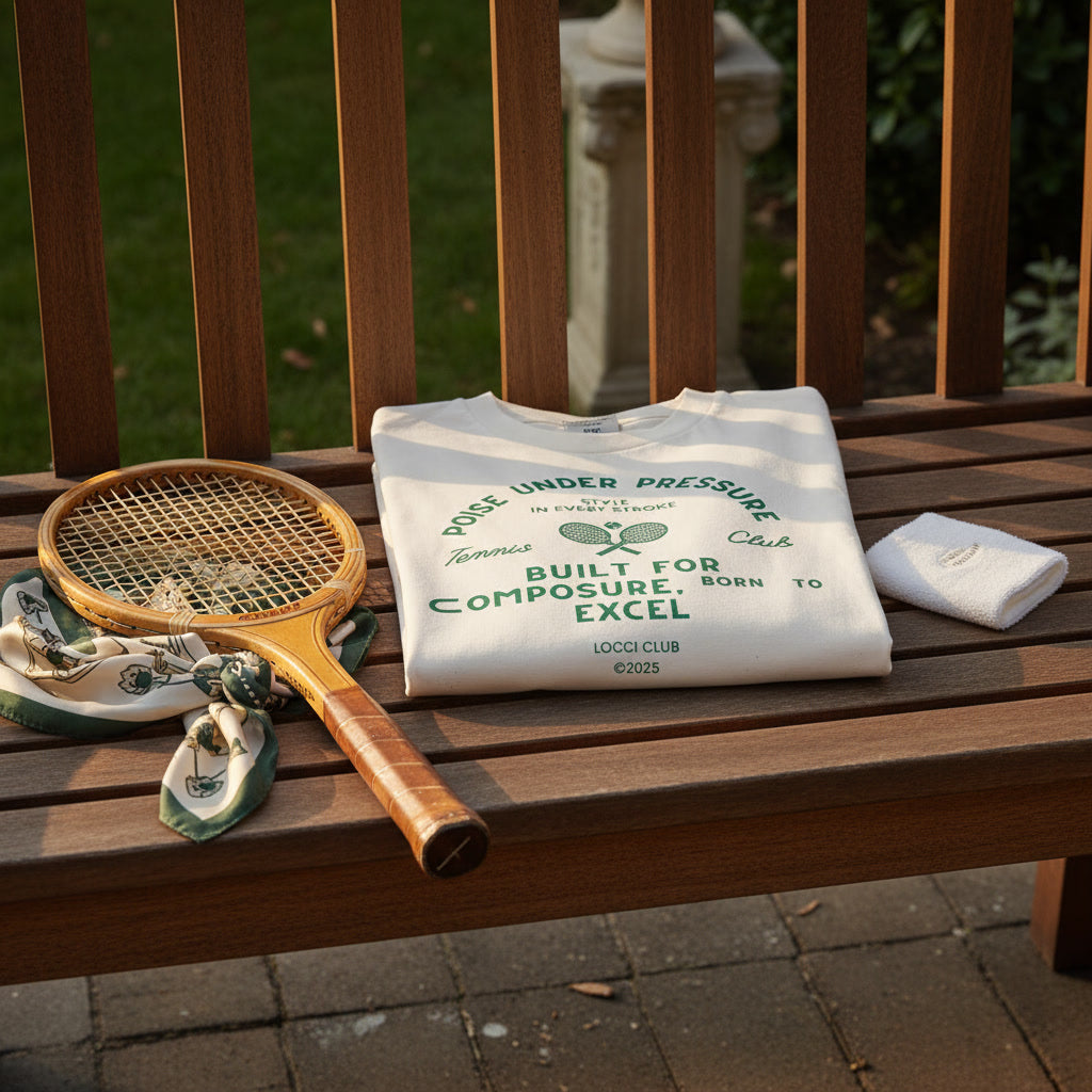 Poise Under Pressure Ecru T-shirt