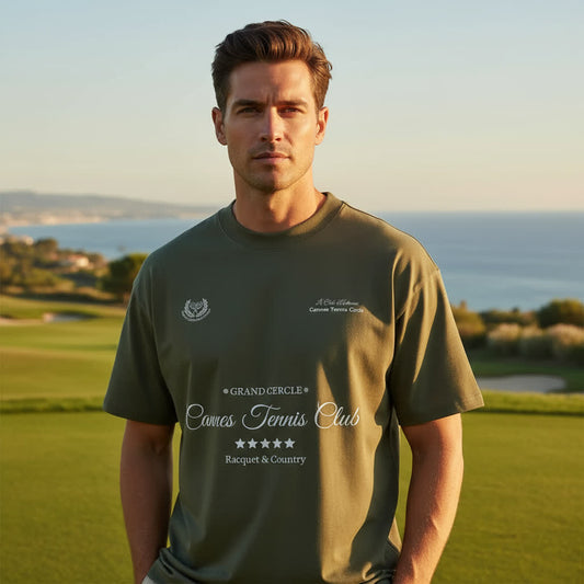 Cannes Tennis Club Green Tshirt