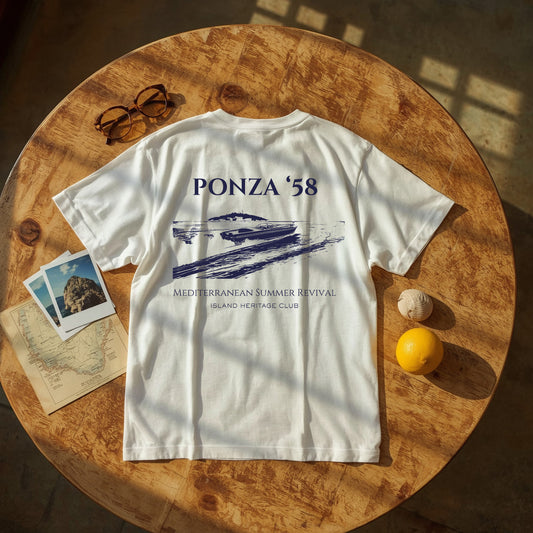 Ponza 1958 T-shirt | Island Heritage Club