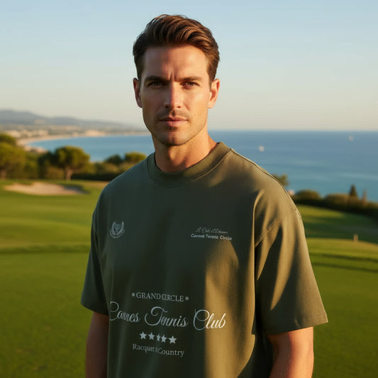Cannes Tennis Club Green Tshirt