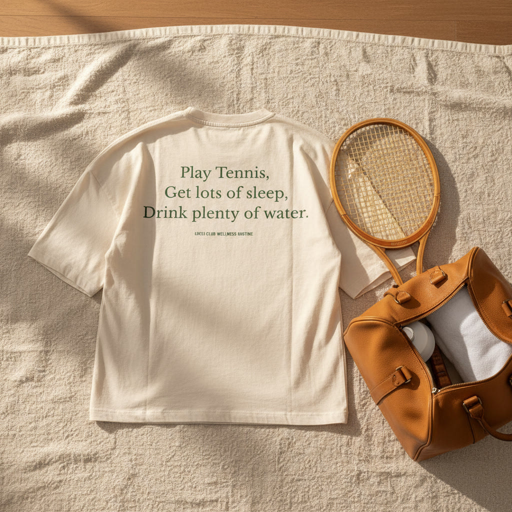 Play Tennis Ecru T-shirt