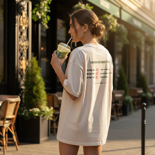 Matcha Queen Ecru T-shirt