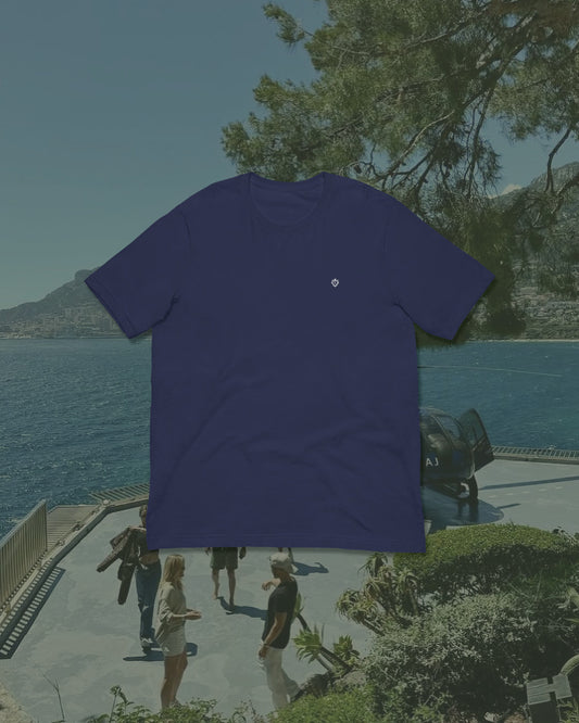 Locci Club Signature Tee Unisex Blue Navy | Timeless Minimalism with Quiet Prestige